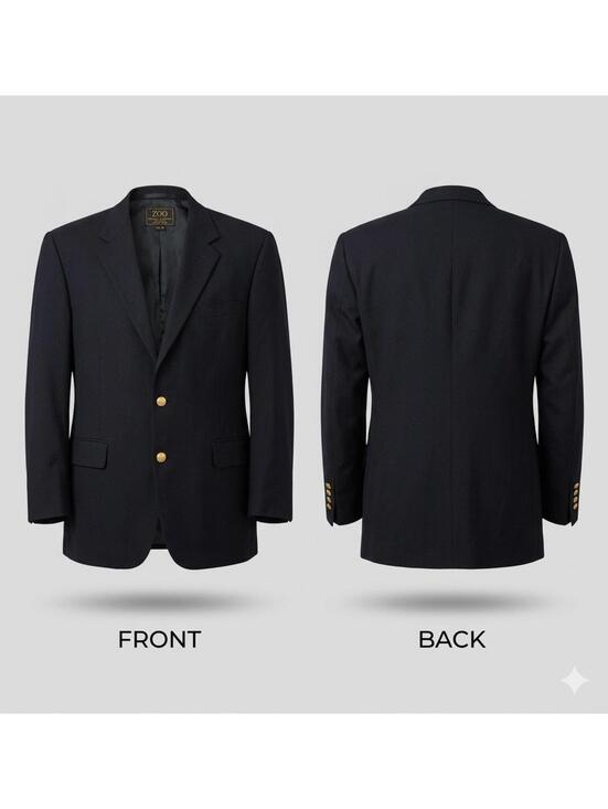 Brooks Brothers Other - 👔🧥 Brooks Brothers Brooksease Navy Wool Gold Button Blazer 45R 8861-2 🧥👔